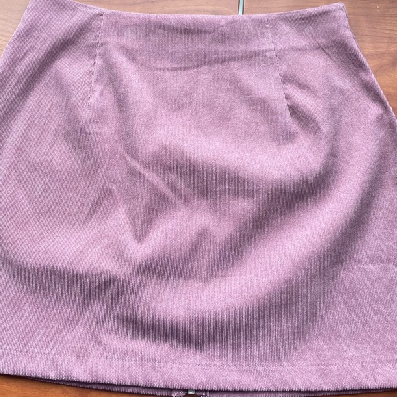 shein zipper skirt pink/purple size large - Picture 3 of 4